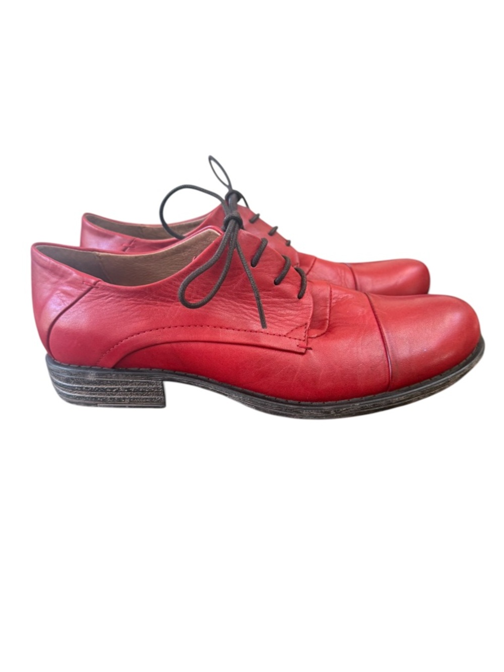Miz Mooz Red Letty Oxford Flats –  Sz 8.5M - Picture 5 of 10